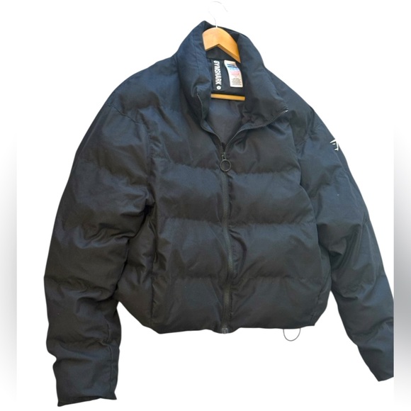 Gymshark M never worn only in storage so new as new can be Black Puffer Jacket - Picture 1 of 16